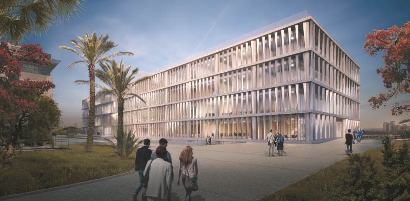 הדמיה של הבניין החדש שיוקם צילום: זרחי אדריכלים ו- StudioPEZ