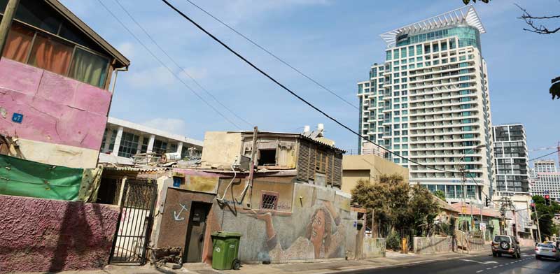 המגרש שנמכר ברחוב הירקון בתל-אביב / צילום: שלומי יוסף