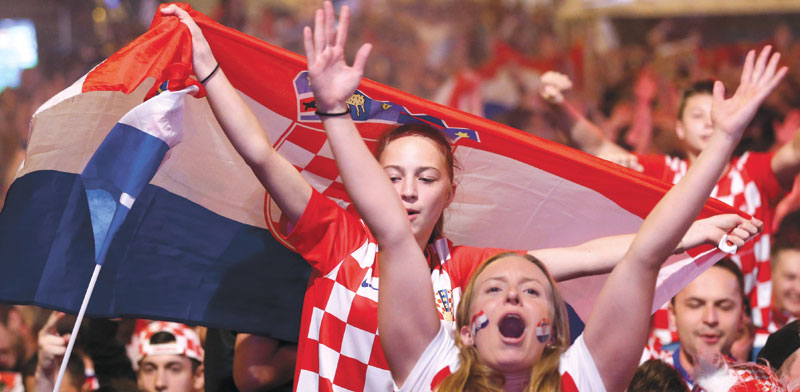 מעודדות של נבחרת קרואטיה / צילום: רויטרס Antonio Bronic