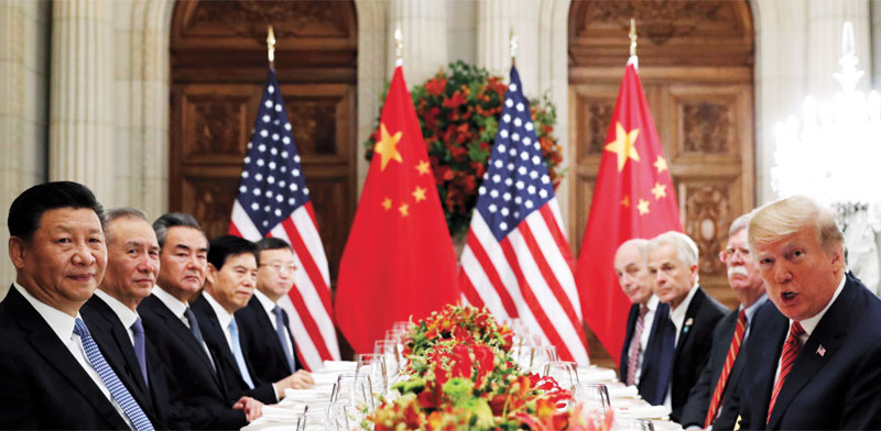 נשיאי ארה"ב וסין, טראמפ ושי / צילום: רויטרס Kevin Lamarque