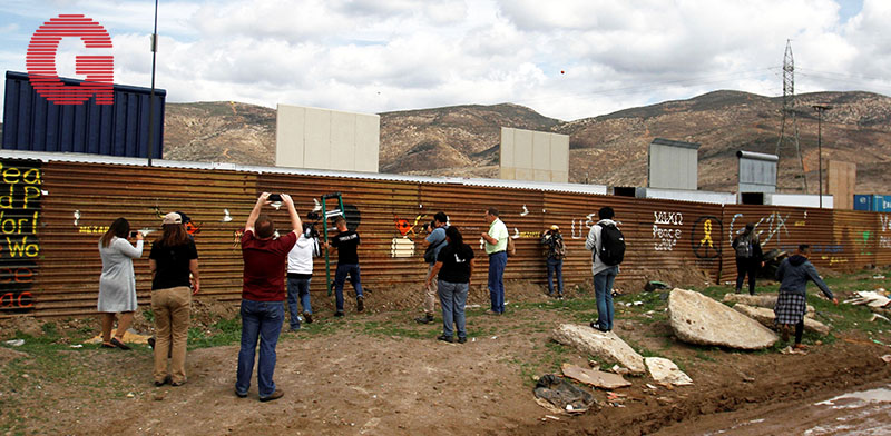 אריזונה, חומת הגבול שבין ארה"ב למקסיקו / צילום: רויטרס - Jorge Duenes