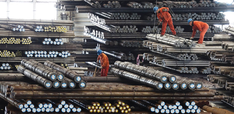מפעל פלדה, סין / צילום: רויטרס