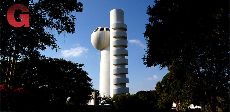 מגדל המאיץ במכון ויצמן / צילום: איל יצהר