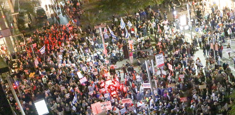 ההפגנה ברוטשילד / צילום: שלומי יוסף