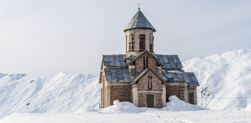 גודאורי. כנסייה פרובוסלבית מסורתית / צילום: צילומים: Shutterstock | א.ס.א.פ קריאייטיב