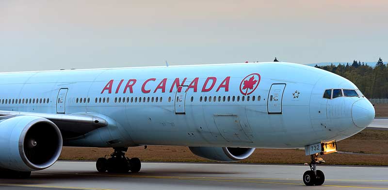 Air Canada Photo: Shutterstock