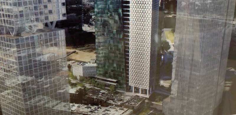 הדמיית מגדל השיקום במקום בית יורוקום / צילום הדמיה: מילוסלבסקי אדריכלים