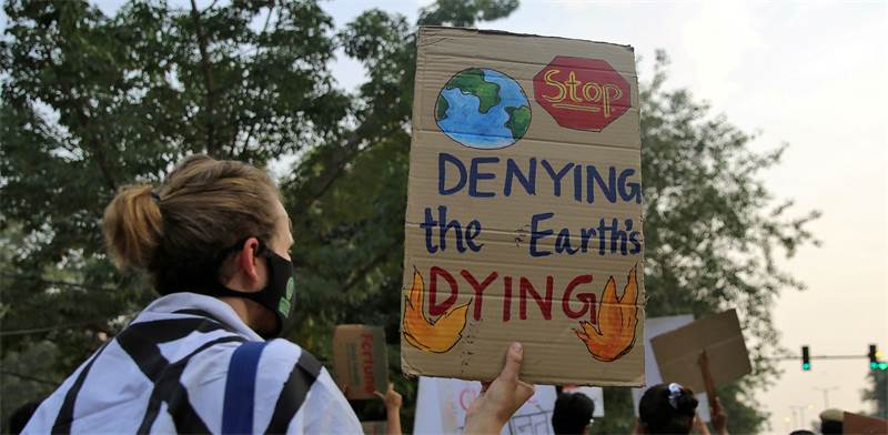 מחאת האקלים / צילום: Cheena Kapoor, רויטרס