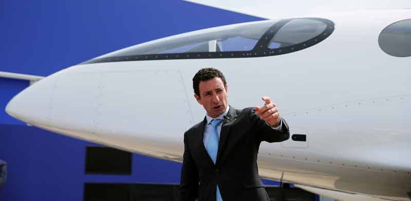 Eviation's aircraft and CEO Omer-Bar-Yohay