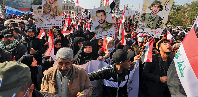 הפגנות בבגדאד נגד השלטון / צילום: רויטרס