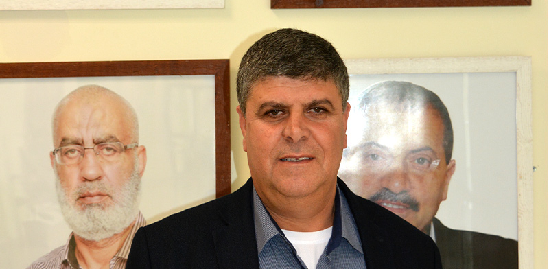 סמיר מחמיד, ראש עירית אום אל-פאחם / צילום: גיל ארבל