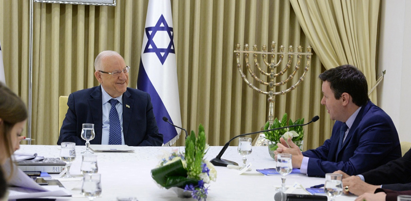 הגעת סיעת ישראל ביתנו לבית הנשיא במסגרת ההתייעצויות / צילום: מארק ניימן לע"מ