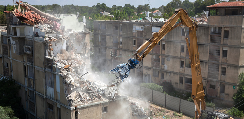 הריסה לקראת בינוי / צילום: יח"צ