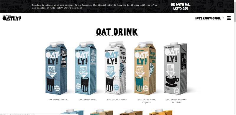 Oatly. דוד הנלחם בגוליית / צילום: אתר החברה, יח"צ Oatly. דוד הנלחם בגוליית / צילום: אתר החברה, יח"צ