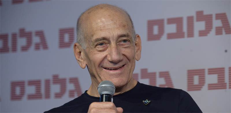 Ehud Olmert Photo: Eyal Izhar 