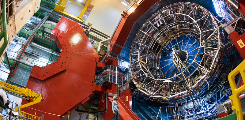 גלאי "אליס" שמתעד את ההתנגשויות במאיץ החלקיקים הגדול בעולם/צילום:  CERN