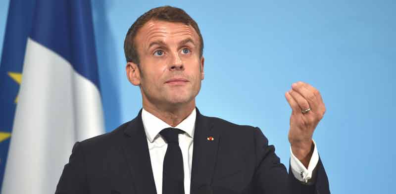 נשיא צרפת עמנואל מקרון / צילום: רויטרס