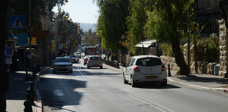 רחוב עמק רפאים בירושלים / צילום: איל יצהר
