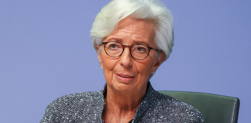 קריסטין לגארד, נשיאת הבנק האירופי המרכזי / צילום: Kai Pfaffenbach, רויטרס