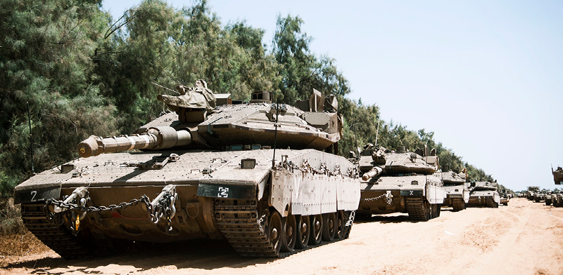 שיירת טנקים של צה"ל / צילום: דובר צה"ל