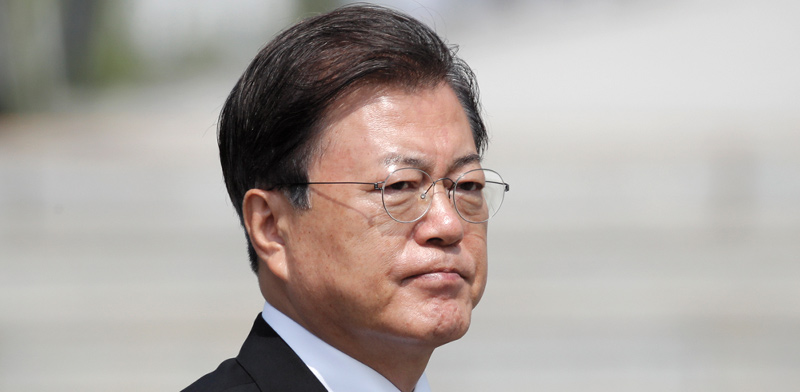 נשיא דרום קוריאה, מון ג’אה־אין / צילום: Associated Press