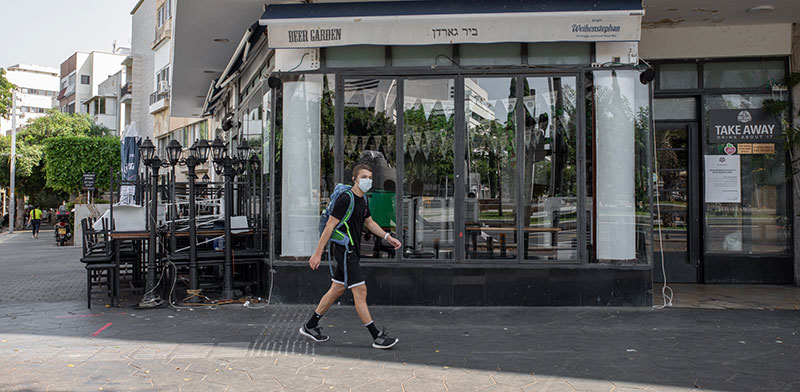 עסקים בתל אביב סגורים ונעולים. סגר סבב ב' / צילום: כדיה לוי, גלובס