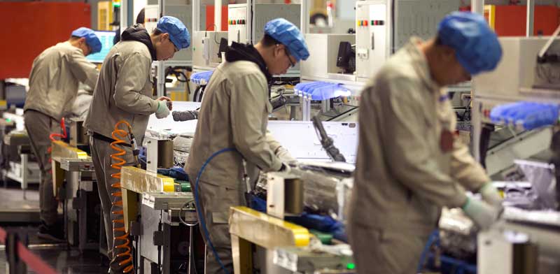 מפעל ייצור בסין / צילום: AP - ASSOCIATED PRESS