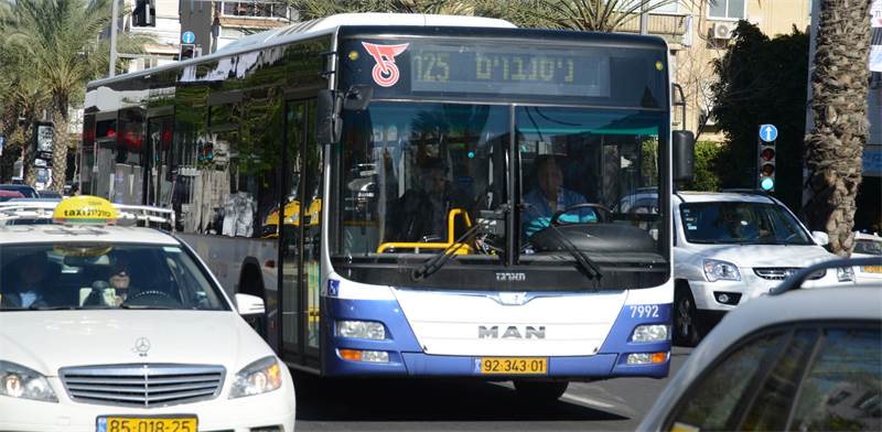 Dan bus / Photo: Eyal Izhar, Globes