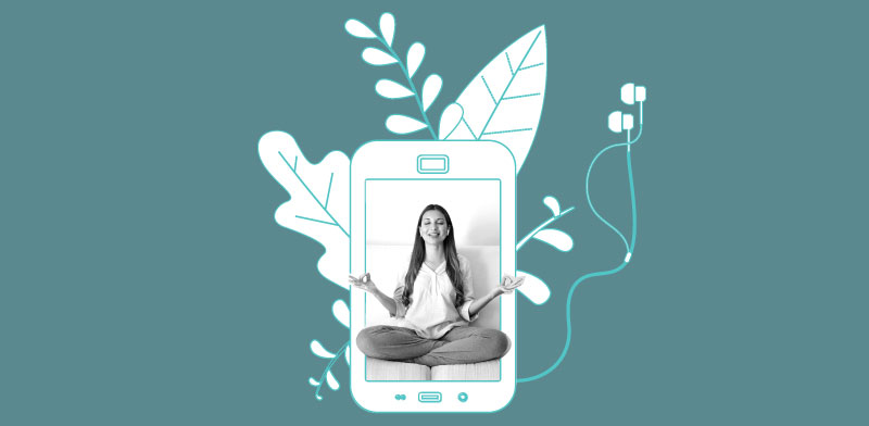 אפליקציות ה־Wellness / צילום ואיור: Shutterstock | א.ס.א.פ קריאייטיב