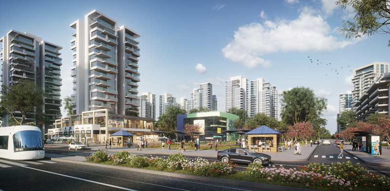 רובע הים בחדרה / הדמיה: יח"צ