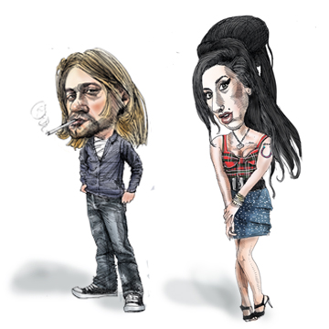 Amy Winehouse & Kurt Cobain